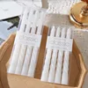 Fil de torsades de pâte frite blanc nacré (4 pièces)