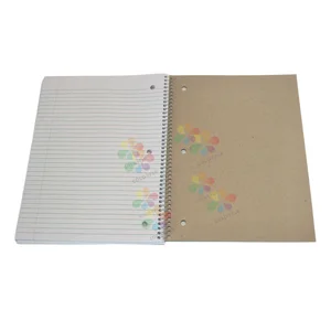 Eco Friendly Perforated Spiral Notebook Recycled Paper 100 Pages A4 Size Perfect for NoteTaking Wholesale