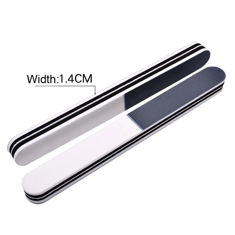 Лучшие продажи продуктов Профессиональный пилочки для ногтей ЕВА губка файл 100/180 новый оригинальный золотой поставщика