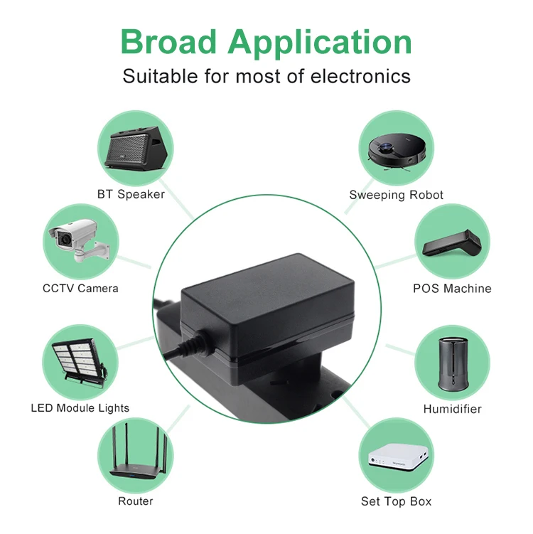 EU UK US AU AR Type 12Volt 2.5A 2000ma 2Amp Desktop Power Adaptor Power Adapter 12V 3A for Kid Electronic Toy factory