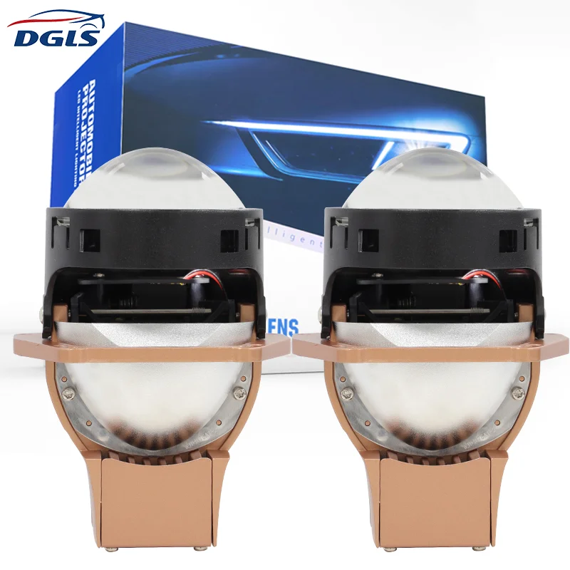 2022 E160 Aozoom Osram Chip 160w 2.5 3.0 Inch Bi Led Projector Xsilence