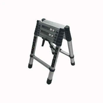 11+11 Steps 8.4 Meter Double Foldable Aluminium Scaffold Ladder Telescopic Domestic Ladders for Home Use