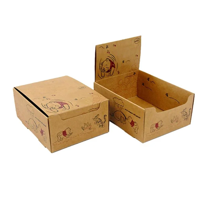 2023 PDQ Waterproof Carton Paper Template Display Box Cardboard