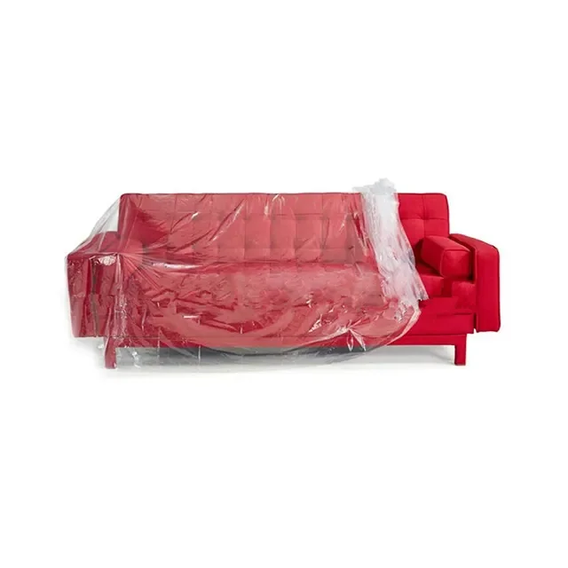 Pe Plastic Covers Clear Transparent Furniture Protection Film for Sofas