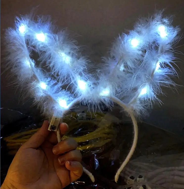 Bandeau Oreille De Lapin En Peluche – Adorable Serre-Tête Lapin Pour Carnaval, Halloween Ou Mariage