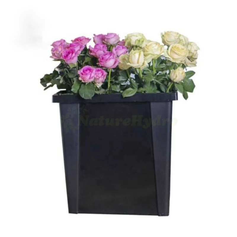 Plastic Large square Flower Display Stand Dutch Flower Bucket