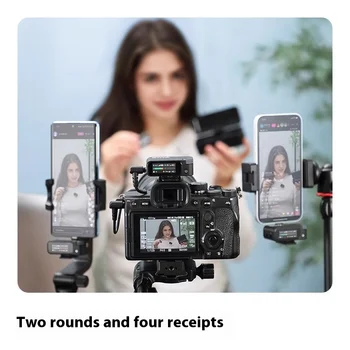 BOYA BOYAMIC2 Professional Wireless Microphone Omnidirectional Noise Reduction for Mobile Phone/Camera Recording detail image