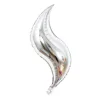 Palloncino a forma di S argento da 24 pollici