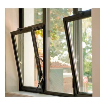 OEM ODM Double Glazing Glass Triple Glazed Aluminium Tilted Window and Turn Casement Windowsy Casement Window Apartments