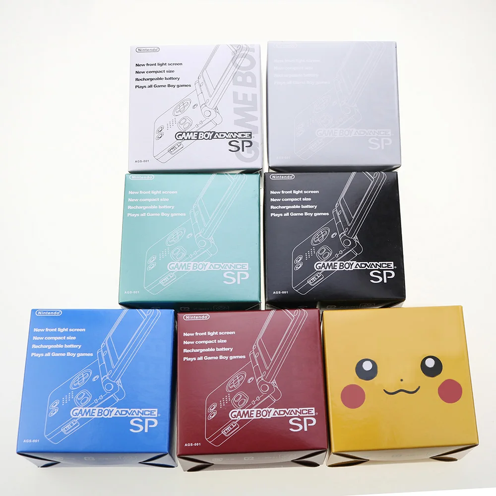 New Packaging Box Packing Carton Box for GBA SP Game Console Replacement for Gameboy Advance