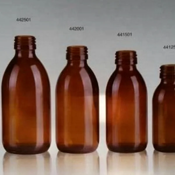 125ml Syrup Amber Glass Bottle 125ml Glass Bottle