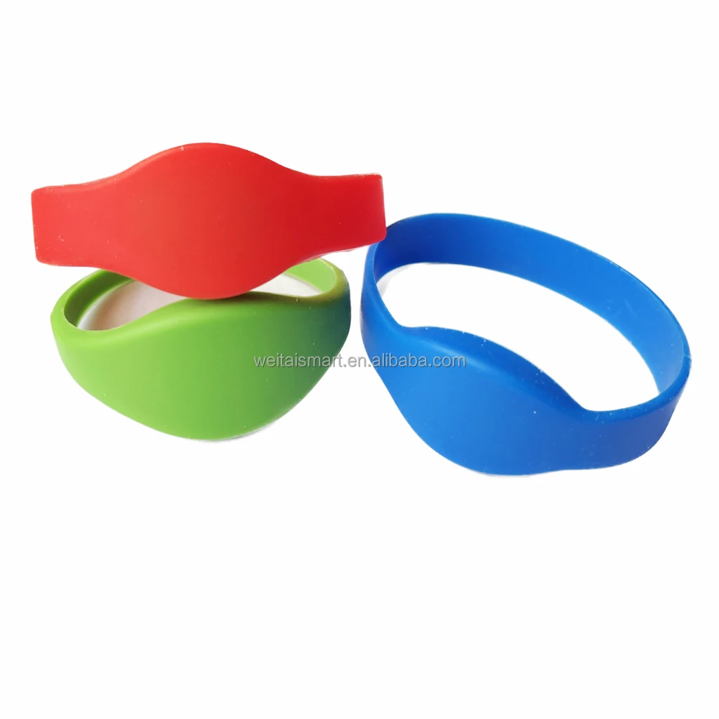 Top Sale New Product Ntg 213 Chip NFC Bracelet Access Control  System Rfid Bracelet Silicone Wristband Factory