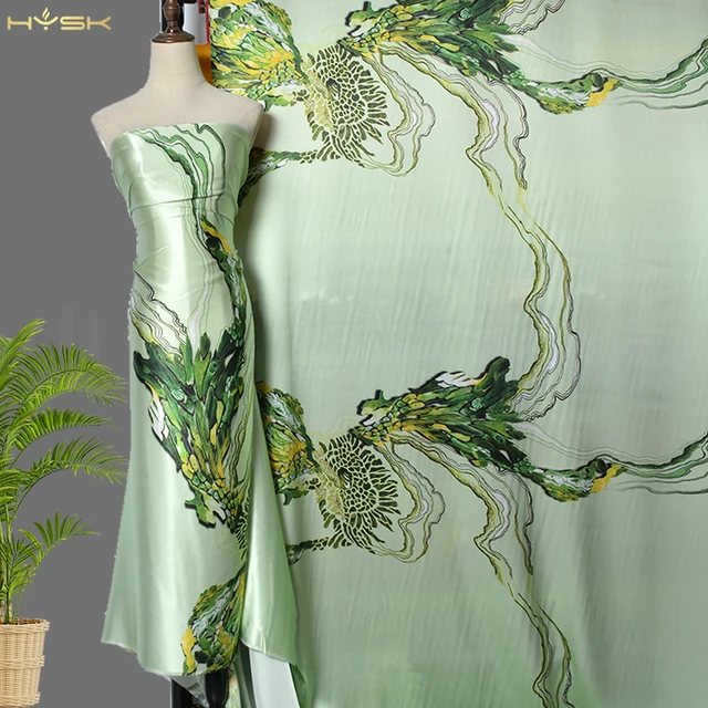 tissu africain en satin de soie seda pura print 100% Mulberry Silk Pure Charmeuse Fabric Low MOQ for silk pajamas