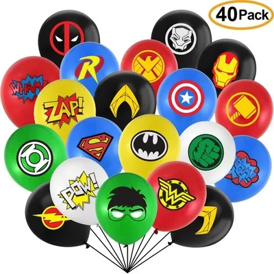 Ballon En Latex Pour Anniversaire Pour Bebe Decoration Pour Fete D Anniversaire Theme Super Heros Ballons Pour Garcon Buy Ballons Avec Ballon Drapeau Avec Pole Articles De Fete D Anniversaire Decoration De Gateau Joyeux Anniversaire Ballon D