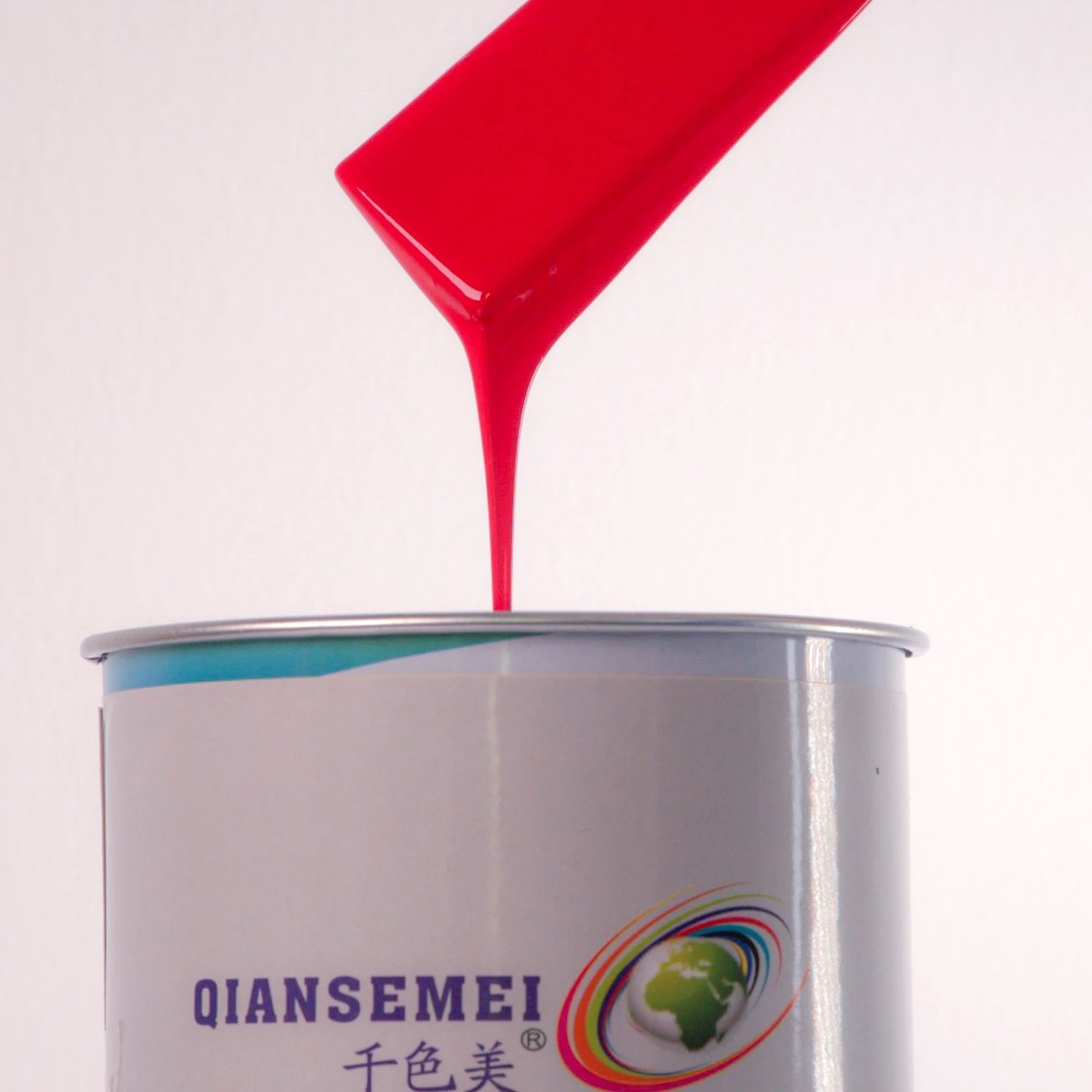 Eco Friendly Water Based Ink Metallic Silver Paste for Screen Printing Strong Metal Sense Ink