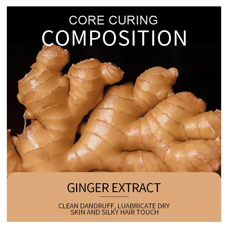 SADOER OEM ODM Deep Conditioning Professional Large Bottle Organic Hydrating Nourishing Ginger Hair Mask