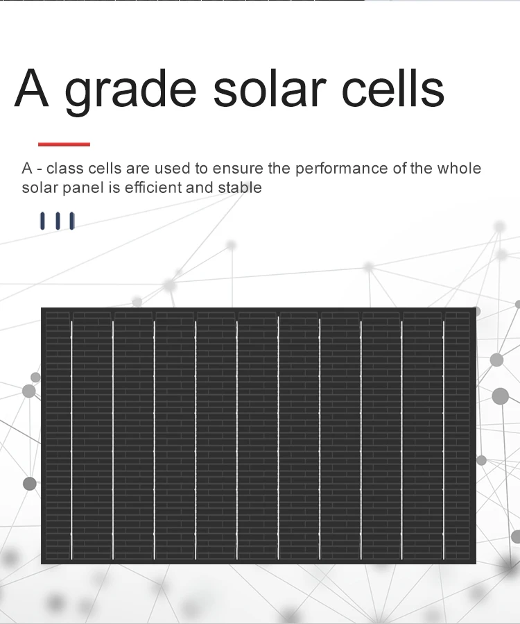 Factory Price Solar Panel Pv Module Solar Energy Products Full Black