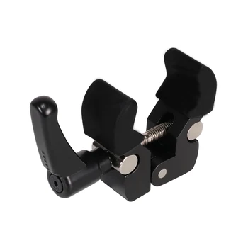 Kaliou Z039 Small Crab Clamp 1/4 and 3/8 Screw Hole for Magic Arm Photo Studio Accessories with Silicone Sleeve detail image