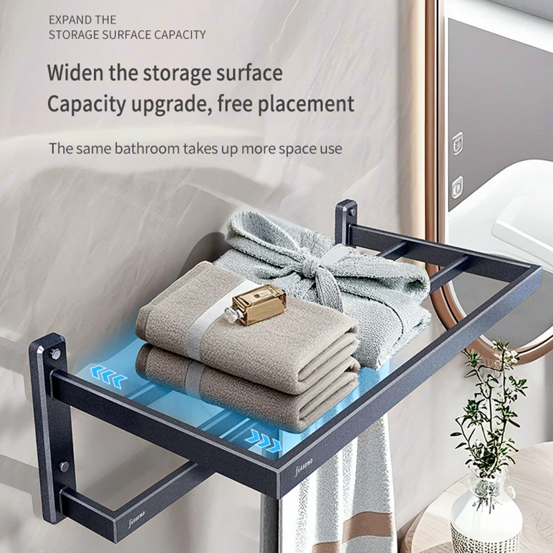 Train Rack Hotel Towel Racks For Bathrooms Wall Mounted Towel