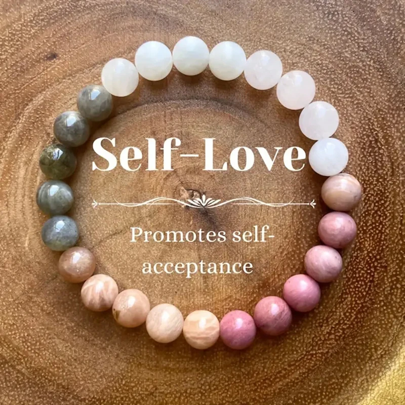 Natural Stone Quartz Healing Crystal Stretch Beaded Bracelet Wealth Money Jewelry Men Women Gift