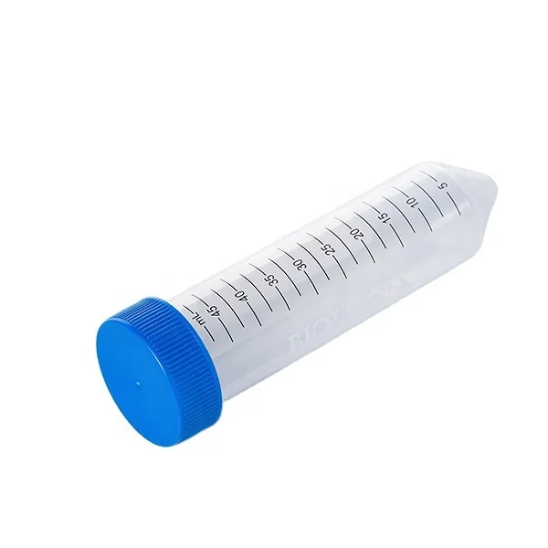 Конические центрифужные трубки 15 мл плоские насыпью для маркировки или конструкция с двойной