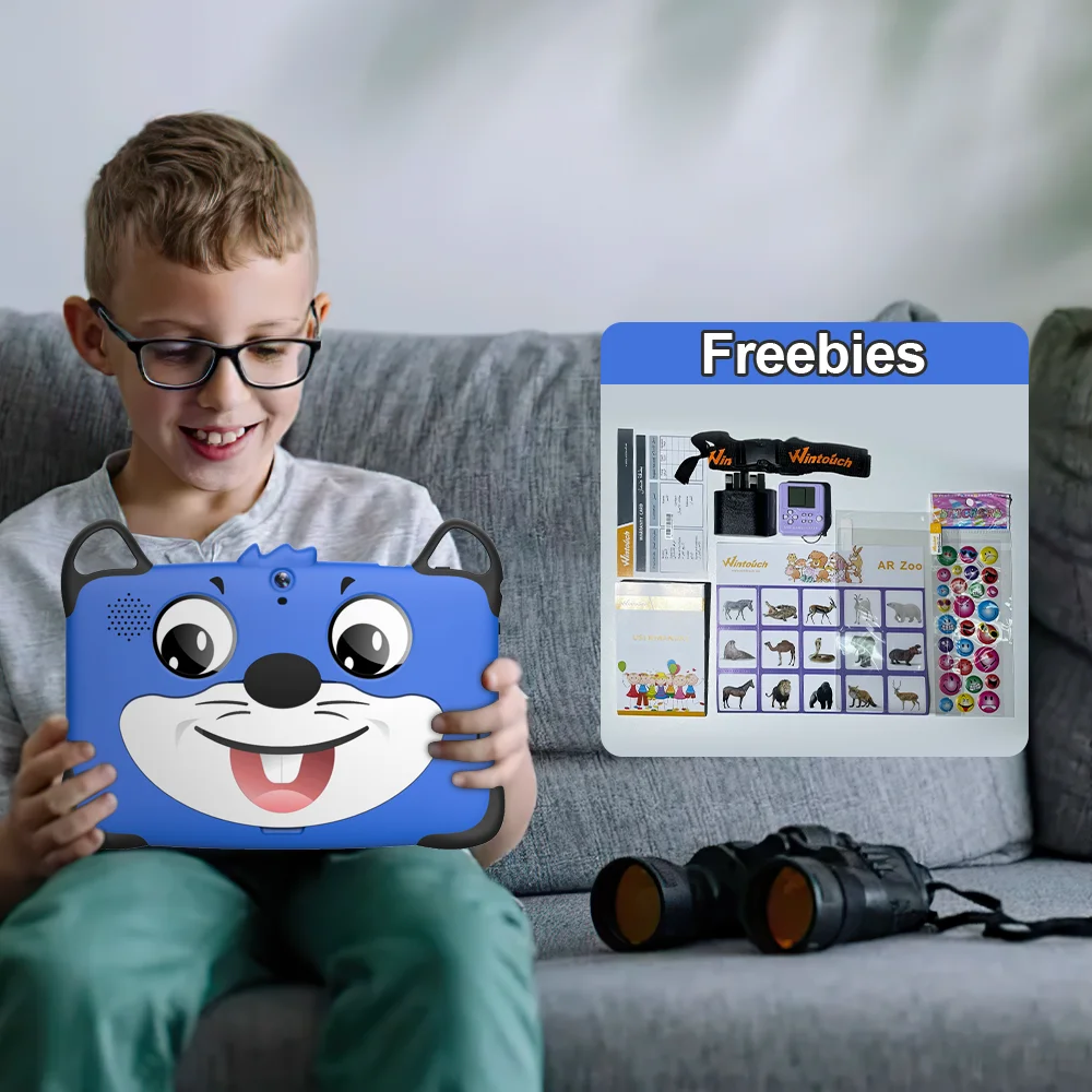 Wintouch 7-дюймовый планшет на базе Android 1 + 8 г Wi-Fi Музыкальная развивающая игрушка с батарейкой для детей От 5 до 7 лет экспортная версия