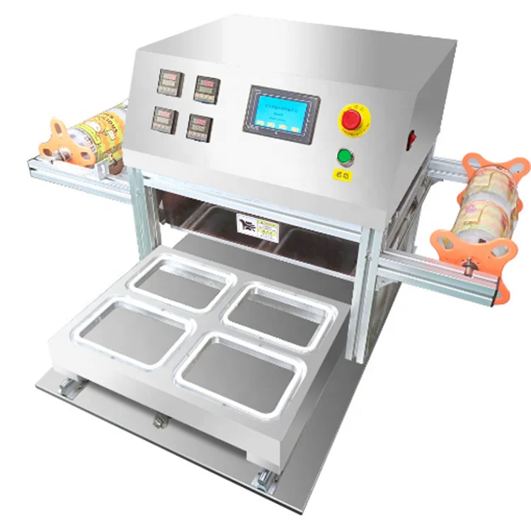 Food Vegetable Fruit Sandwich Container Sealing Machine for Fish Meat ...