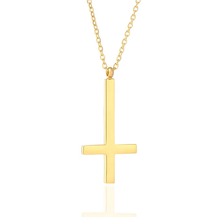 Simple Cross Necklace For Men Women 