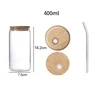 400ml cup+lid+straw