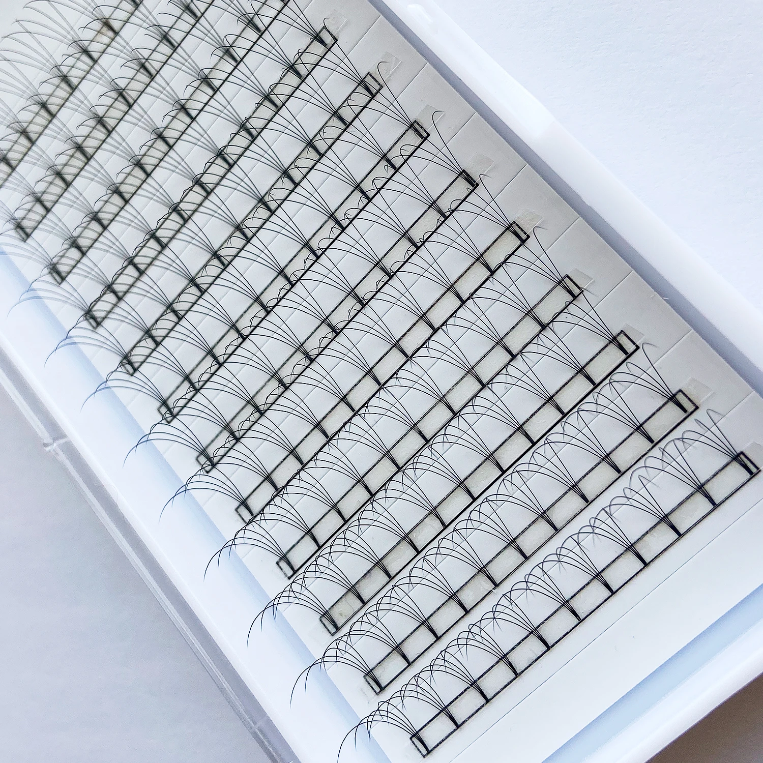 Частная торговая марка наращивание ресниц термоклейкие 4d 5d шелковые объемные