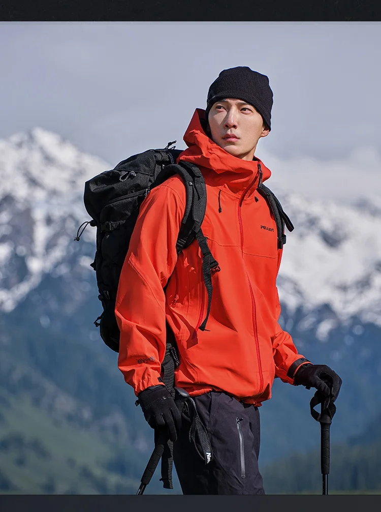 Giacca antipioggia da uomo Pelliot nuova collezione Hardshell per tutte le  stagioni con giacca impermeabile Performance 3L da 20000mm