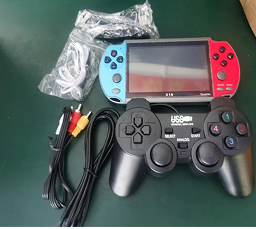 X19 Handheld Game Console - 4.3 Inch Screen, 8GB Memory