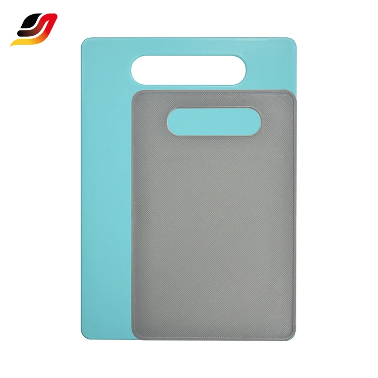 2PCS Plastic Cutting Board with 2PCS Non-stick Paring Eco-friendly Knife Holder for Safe Knife Cutting Board and Knife Set