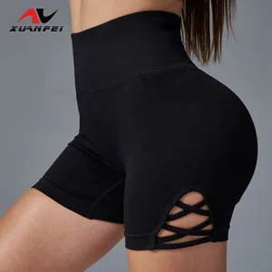 Custom Quick Dry  Female Blank Scrunch Butt Ladies Sports Fitness Running Leggings for Women
