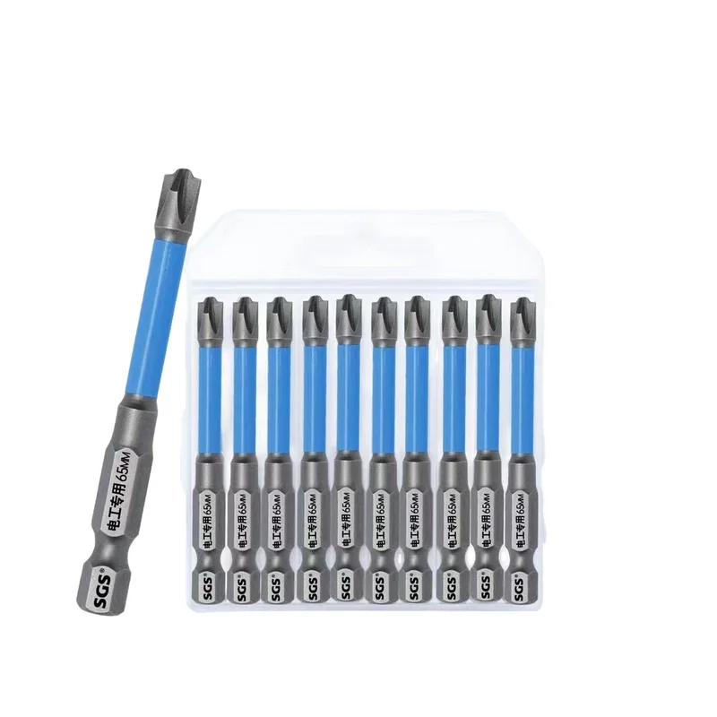 MOYOTEC Good Quality Electrician Specific Impact Screw Drill Bit 1/4 Inch Hexagon Shank Phillips&Slo