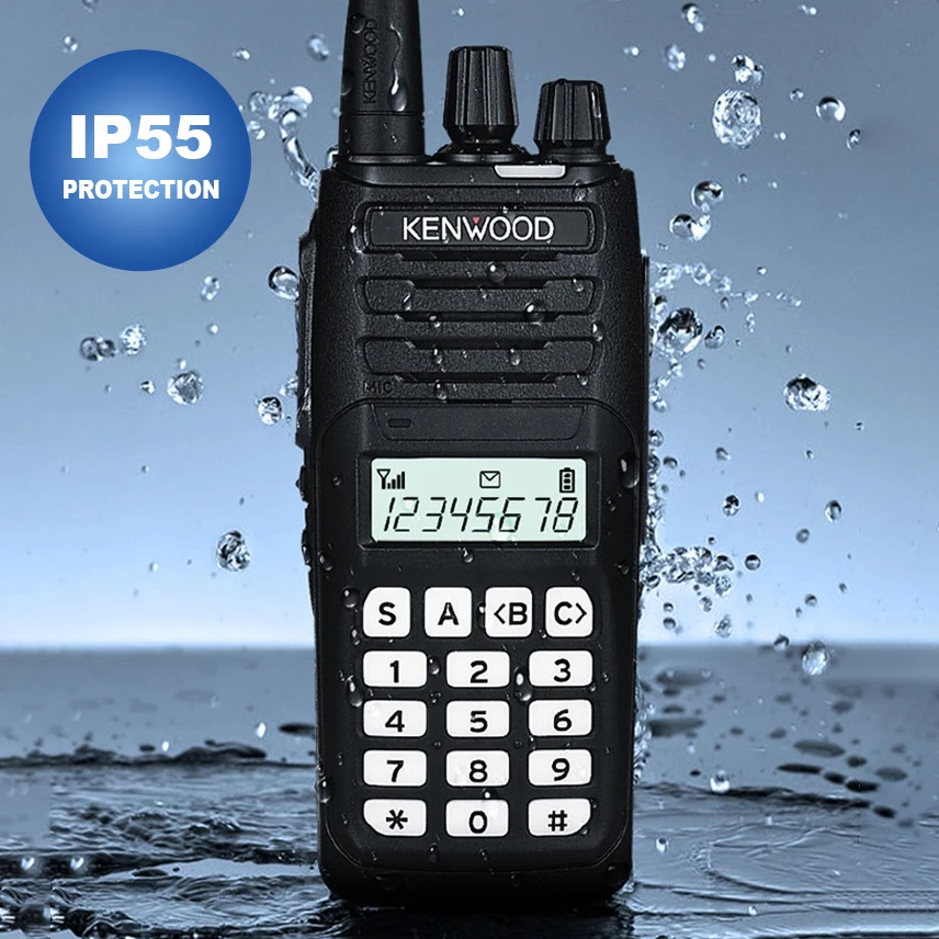 KENWOOD NX-1300 UHF無線機、防水IPX5、1500-2000mAhバッテリー