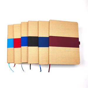 N881  A5 Hardcover Notebook E-friendly Notebook  Lined Journal Notebook Wheat Straw Cover 96 Pages