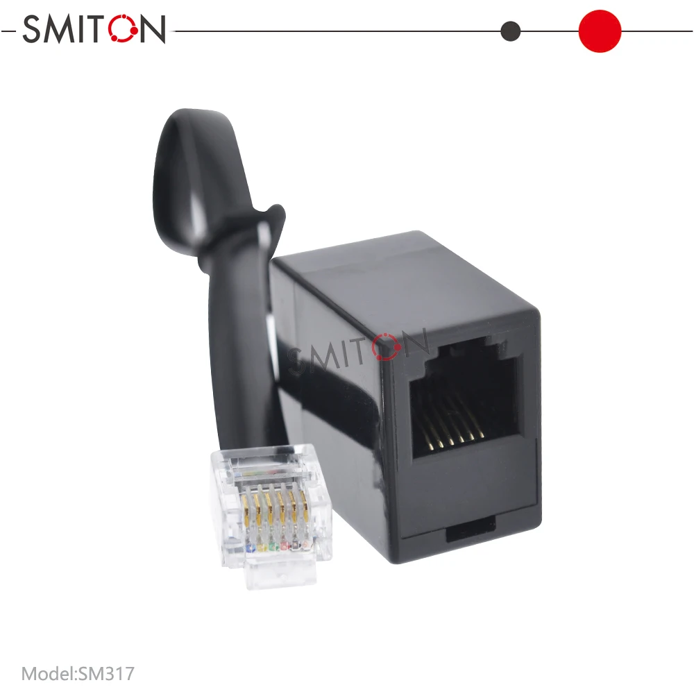 Connecteur RJ12 Mâle Droit RS PRO 6, Blindé, 1 ports