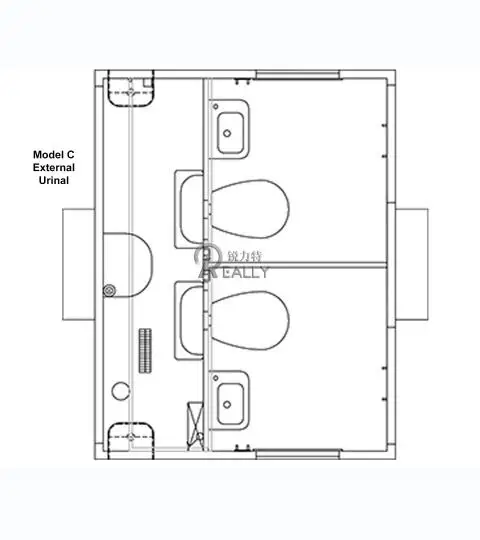 Direct Selling Modern Portable Restroom Trailer With Shower Port A ...