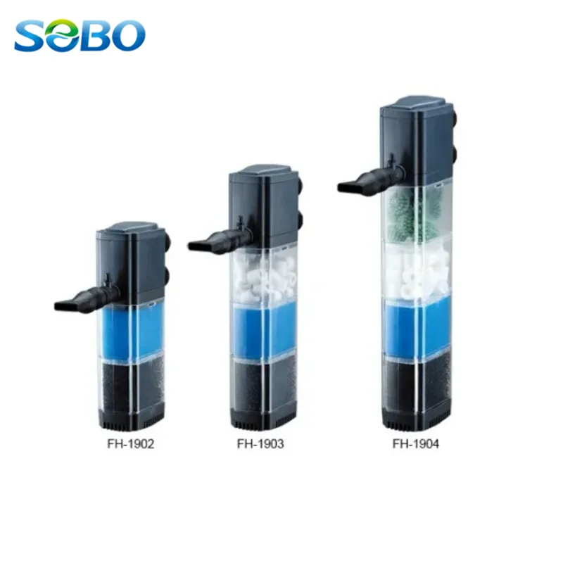 Sobo Fh Series Submersible Aquarium Internal Filter,Adjustable Fish
