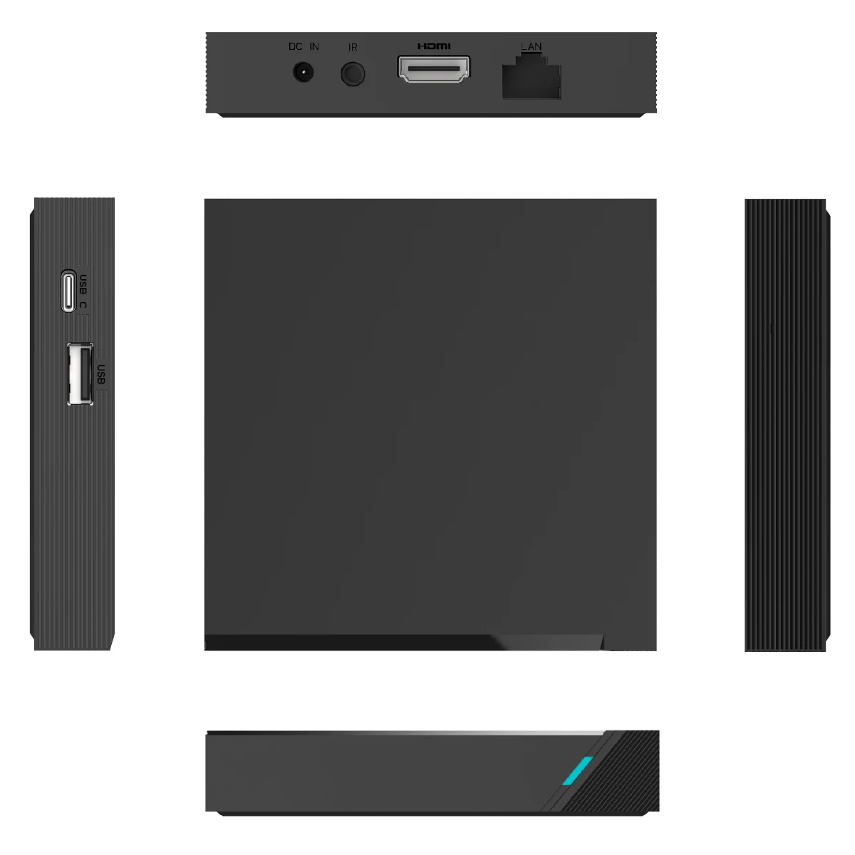 2025 New L24 Plus STB TV Box OEM Linux Ott Set Top Box with Dual-WiFi 2.4G 5G UHD 4K 60fps FHD Without TV Channel