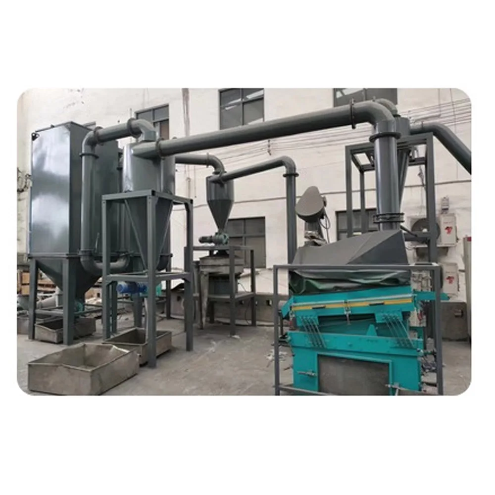 E Waste PCB Recycling Machine for Shredding Scrap PCB Boards 2 Times Crushing Recycle Plant