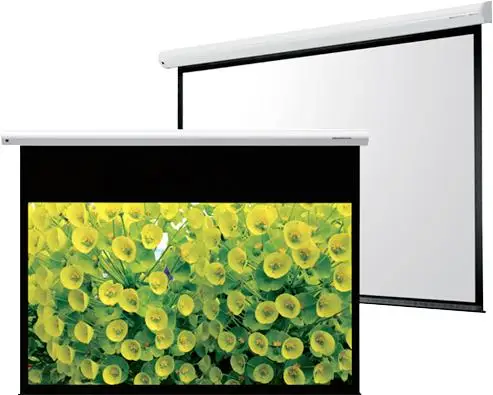 72インチ 16:9 電動プロジェクタースクリーン リモコン付き