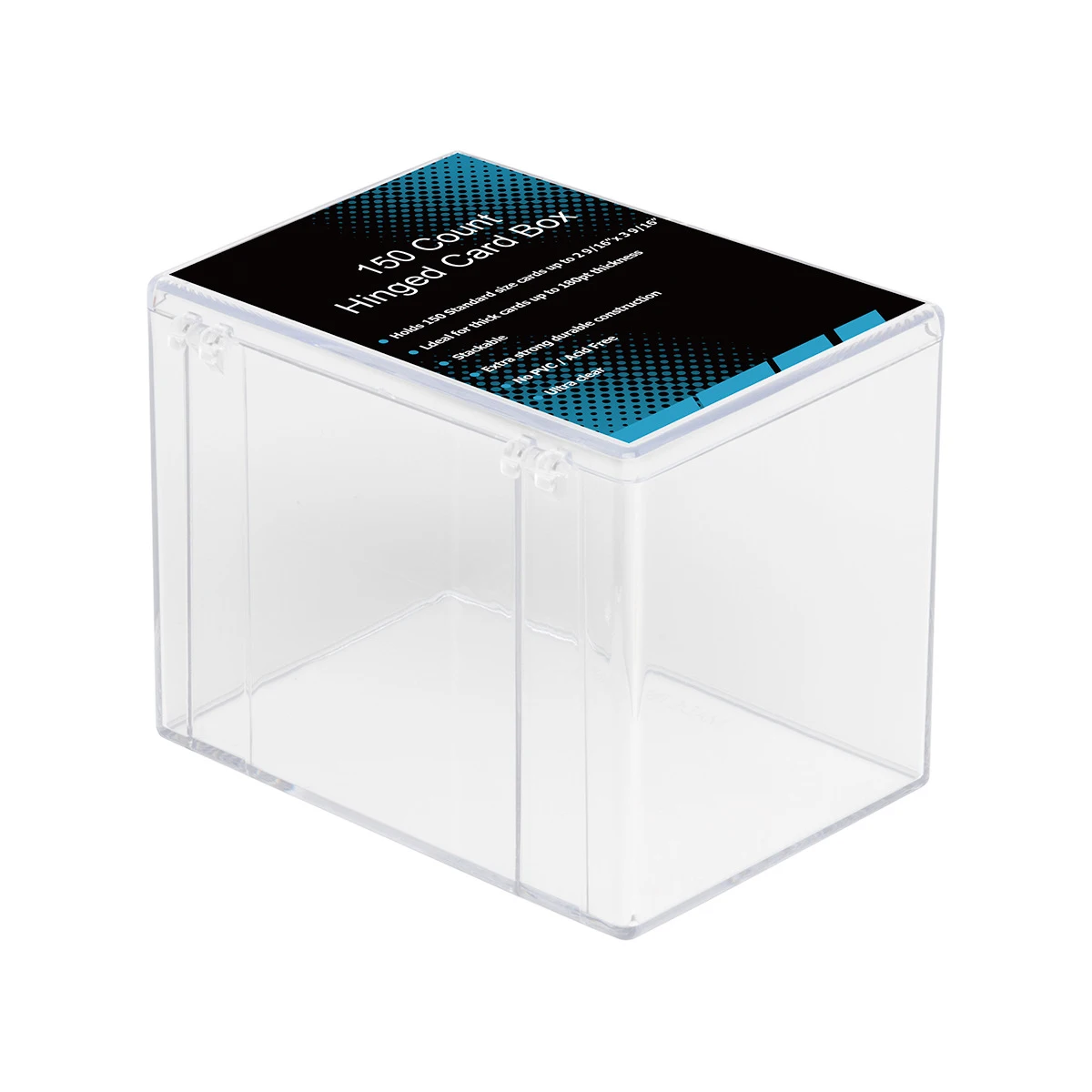 display case for plastic cards Cardware UV Resistant Acrylic Poker Playing Card Display Case (6 Decks)