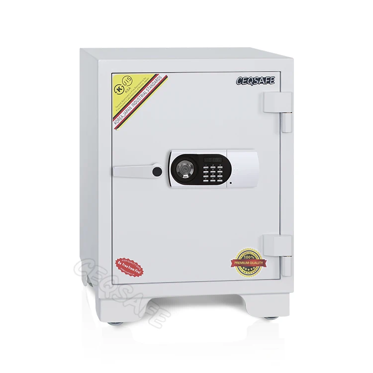 CEQSAFE Security Smart Metal Safe Box for Money Digital Hotel Home Electronic Double Lock Safety Box