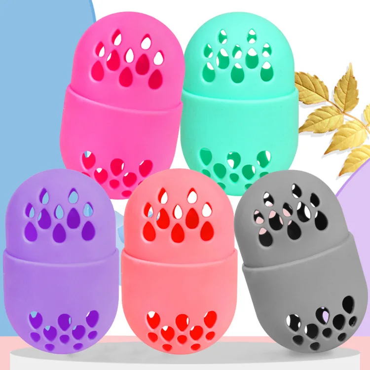 Shatterproof Ecofriendly Silicone Makeup Sponge Holder Storage Makeup
