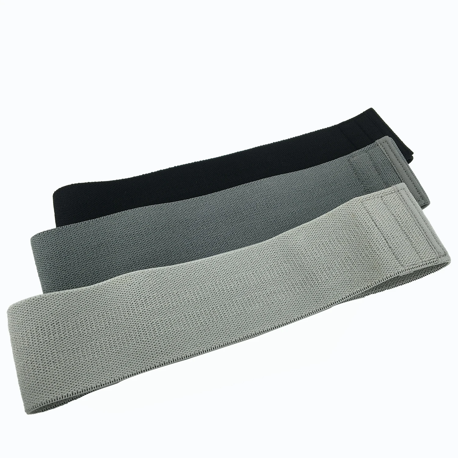 Stock Color Fabric Exercise Band Rubber Resistance Booty Band Fitness Loop Band Set
