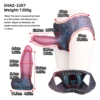 SHAZ-3207 black red