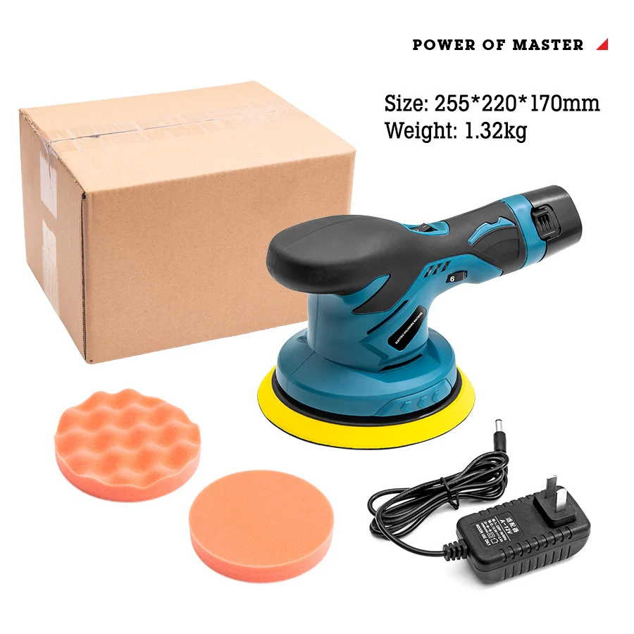 Convenient Cordless 12v Lithium Battery Waxing Machine Car Sanding
