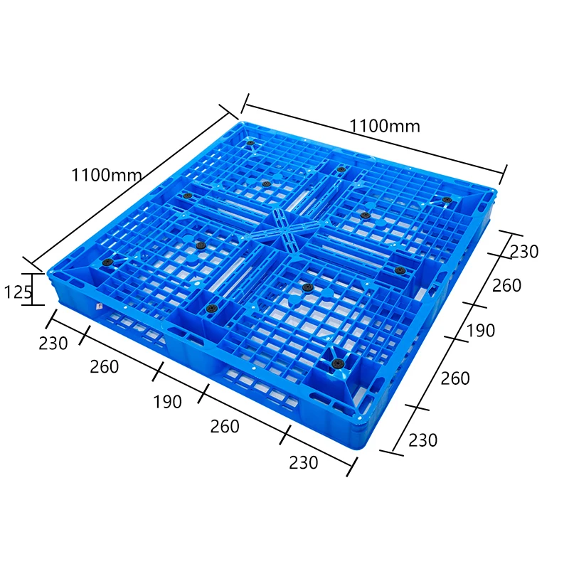 Buy Plastic Heavy Pallet 1100*1100mm 4 way Euro used plastic Shipping  pallets